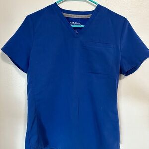 Fabletics Royal Blue Scrub Set S | Medical Uniform Two-Piece
